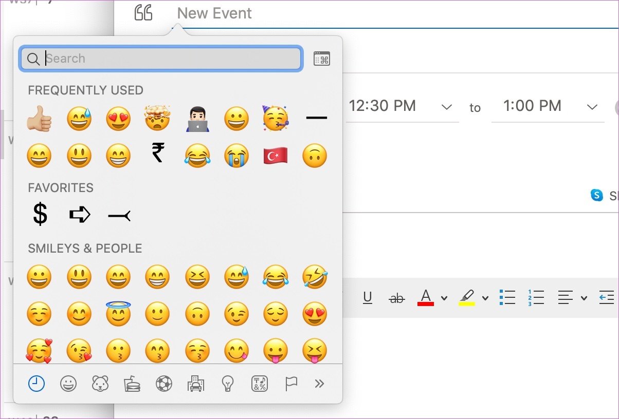 add emoji to outlook for mac